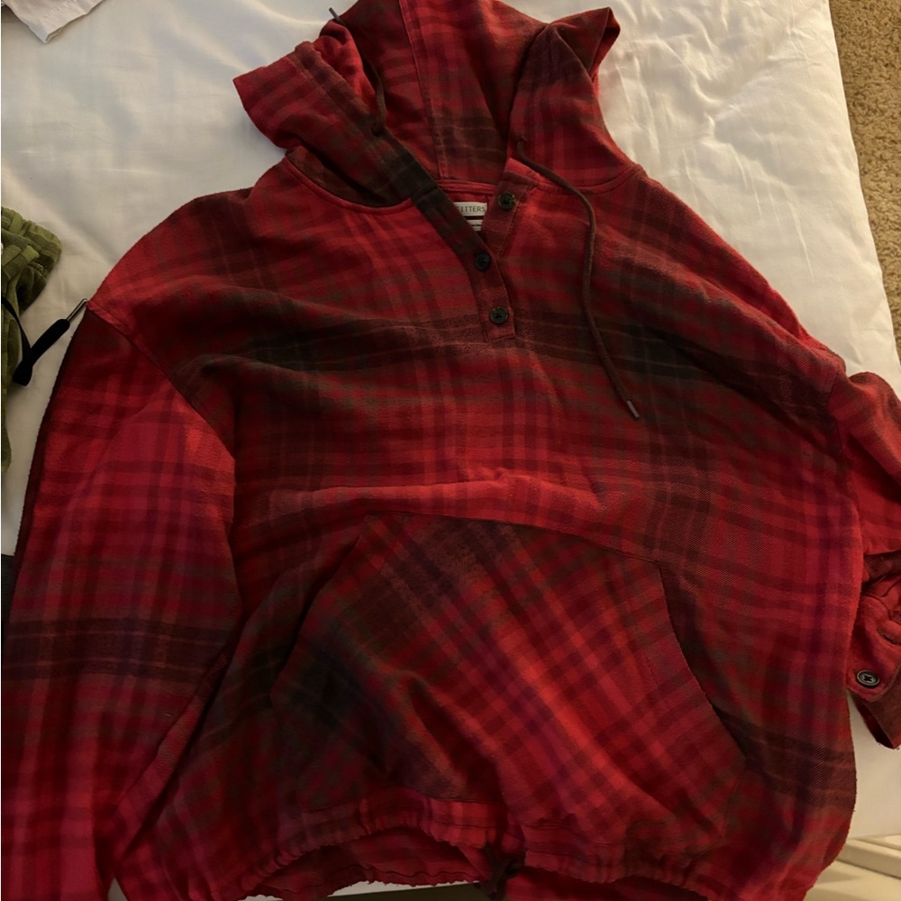 Urban outfitters hooded tie top